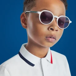 Lunettes de soleil enfant - blanc/vert