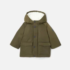 Manteau bébé garçon en nylon - kaki