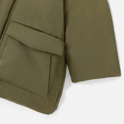 Manteau bébé garçon en nylon - kaki