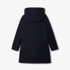 Manteau enfant fille en laine - marine jacadi