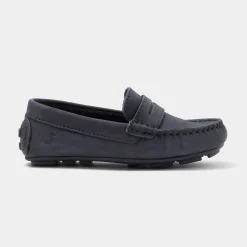 Mocassins enfant garçon en nubuck - marine jacadi