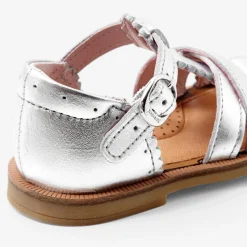 Nu-pieds bébé fille - argent