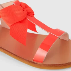 Nu-pieds enfant fille - rose fluo