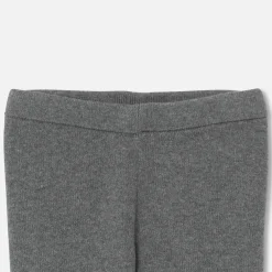 Pantalon bébé fille en tricot - gris anthracite jacadi