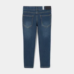 Pantalon denim molleton enfant garçon - denim clair