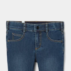 Pantalon denim molleton enfant garçon - denim clair