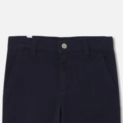 Pantalon en twill enfant garçon - acier