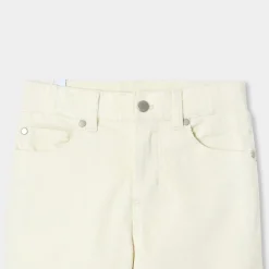 Pantalon en velours doublé enfant garçon - beige