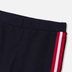 Pantalon enfant fille en molleton - marine jacadi