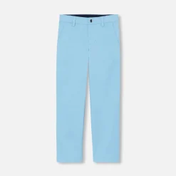 Pantalon enfant garçon coupe slack - ciel