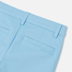 Pantalon enfant garçon coupe slack - ciel