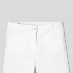 Pantalon large enfant fille - blanc jacadi