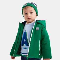 Parka bébé garçon - vert fonce