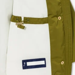 Parka enfant fille doublée en sherpa - kaki