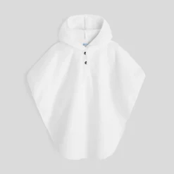 Peignoir cape de bain bébé - blanc jacadi