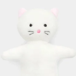Peluche chat petit modèle - blanc jacadi