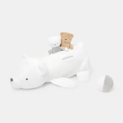 Peluche d'activités ours blanc - blanc jacadi