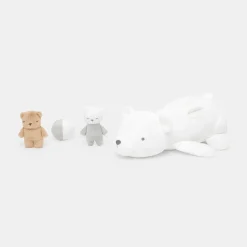 Peluche d'activités ours blanc - blanc jacadi