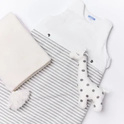 Peluche girafe - blanc/gris