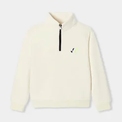 Polaire enfant garçon - blanc doux jacadi