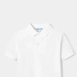 Polo enfant garçon - blanc jacadi