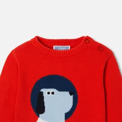 Pull bébé garçon - rouge vif