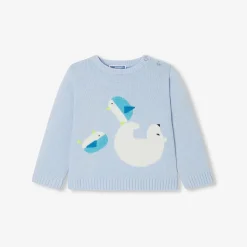 Pull bébé garçon Intarsia fantaisie - nuage