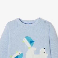 Pull bébé garçon Intarsia fantaisie - nuage