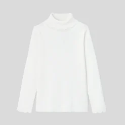 Pull chaussette enfant fille - blanc doux jacadi