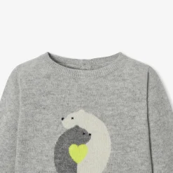 Pull en cachemire bébé fille