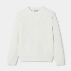 Pull enfant - blanc doux jacadi