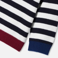 Pull marinière bébé garçon - marine/blanc