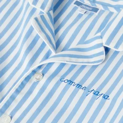 Pyjama à rayures enfant garçon - bleu/blanc