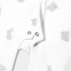 Pyjama bébé en velours - blanc/multicolore