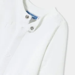 Pyjama bébé en velours motif - blanc jacadi