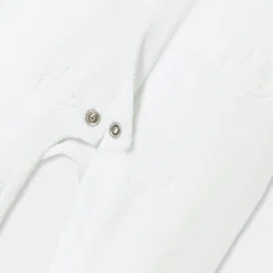 Pyjama bébé en velours motif - blanc jacadi