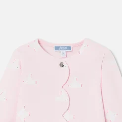 Pyjama bébé fille en molleton - rose/multicolore