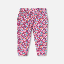 Pyjama bébé fille en Tissu Liberty - rose/multicolore