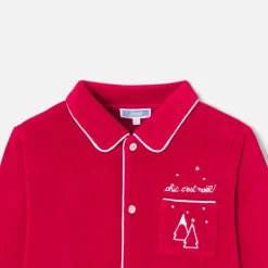 Pyjama de Noël enfant garçon - rouge pavot