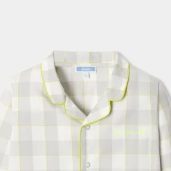 Pyjama en flanelle enfant garçon - blanc doux/multicolore