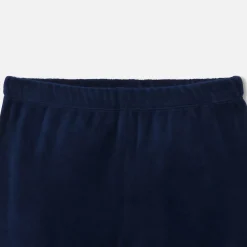 Pyjama en velours enfant garçon - bleu