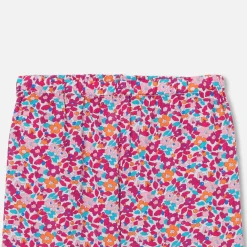 Pyjama enfant fille en tissu Liberty - rose/multicolore