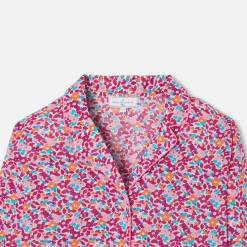 Pyjama femme en tissu Liberty - rose/multicolore