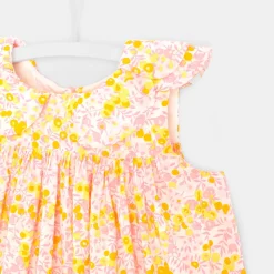 Robe bébé fille en Liberty - multicolore