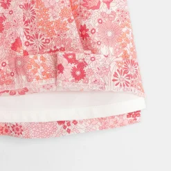 Robe bébé fille en Liberty - rose/multicolore