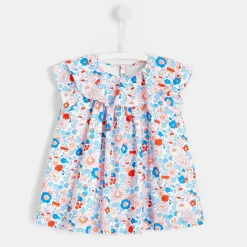 Robe bébé fille en Liberty - multicolore