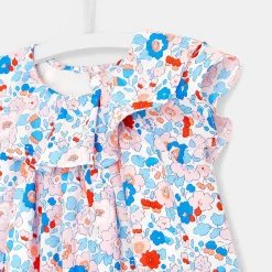 Robe bébé fille en Liberty - multicolore
