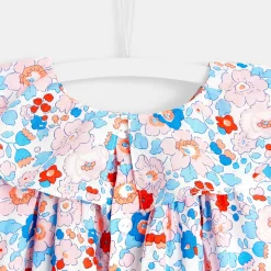 Robe bébé fille en Liberty - multicolore