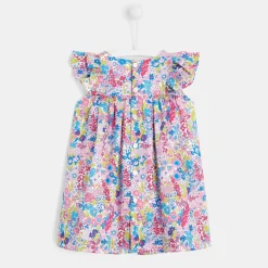 Robe bébé fille en Liberty - multicolore