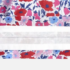 Robe bébé fille en tissu Liberty - blanc/multicolore